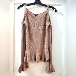 Express cold shoulder sweater (XS)